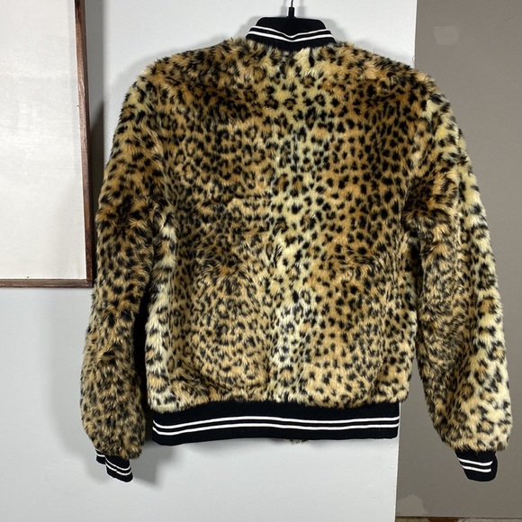 SHEIN Leopard Bomber Jacket - Picture 3 of 10